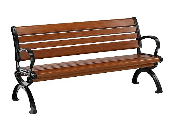 Buitenbank COPPER 150 cm thermisch gelakt aluminium ontwerp