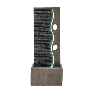 Cascade Buiten Waterornament Elektrisch Tuin Fontein LED Pomp Harmony Falls
