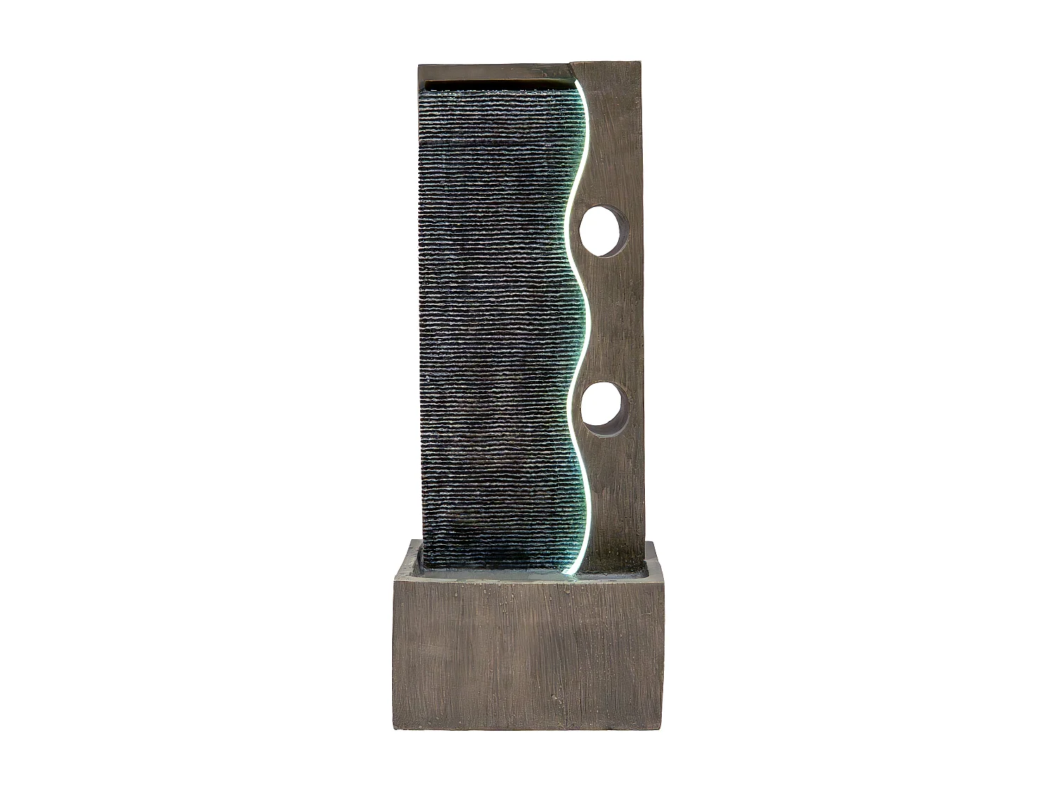 Cascade Buiten Waterornament Elektrisch Tuin Fontein LED Pomp Harmony Falls