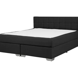 Boxspring stof zwart 160 x 200 cm ADMIRAL Boxspring stof zwart 160 x 200 cm ADMIRAL