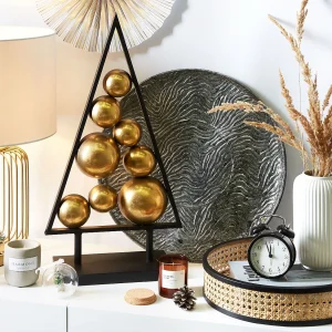 Decofiguur zwart/goud RANUA