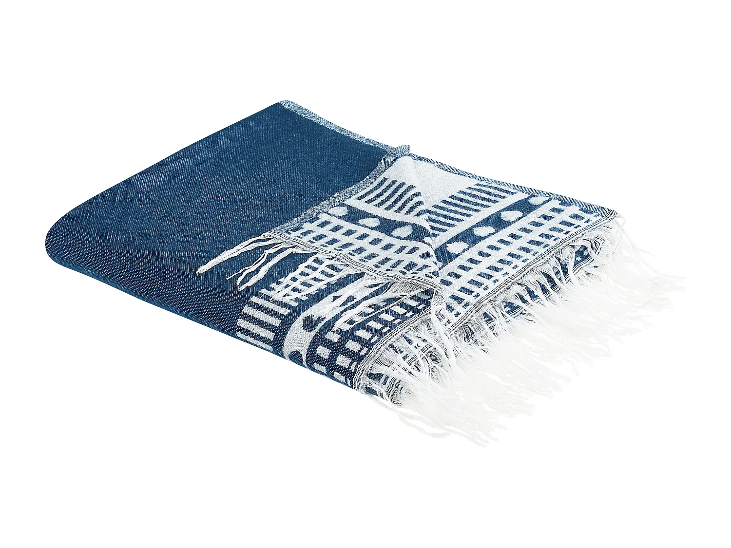 Deken blauw 130 x 170 cm TARLAY