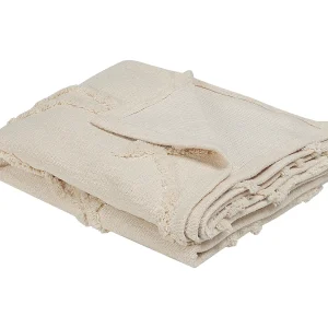 Deken beige 125 x 150 cm ACACIA Deken beige 125 x 150 cm ACACIA