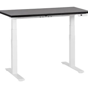 Bureau elektrisch verstelbaar zwart/wit 120 x 72 cm DESTINES Bureau elektrisch verstelbaar zwart/wit 120 x 72 cm DESTINES