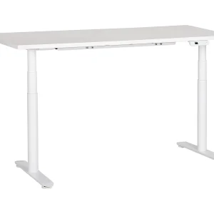 Bureau elektrisch verstelbaar wit 160 x 72 cm DESTINAS