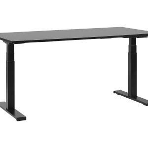 Bureau elektrisch verstelbaar zwart 160 x 72 cm DESTIN II Bureau elektrisch verstelbaar zwart 160 x 72 cm DESTIN II