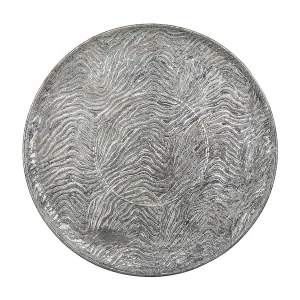 Decoratieve schaal zilver KITNOS