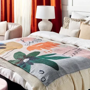 Plaid BAIDI 130 x 170 cm Multicolor Plaid BAIDI 130 x 170 cm Multicolor