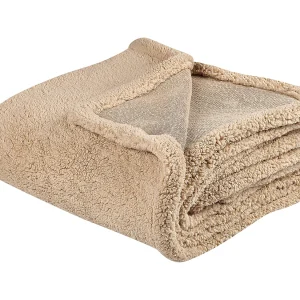 Deken beige 125 x 150 cm MIRGE Deken beige 125 x 150 cm MIRGE
