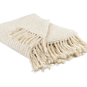 Deken beige 125 x 150 cm MALU Deken beige 125 x 150 cm MALU