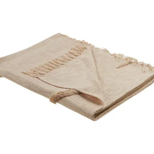 Deken beige 130 x 180 cm JAUNPUR Deken beige 130 x 180 cm JAUNPUR