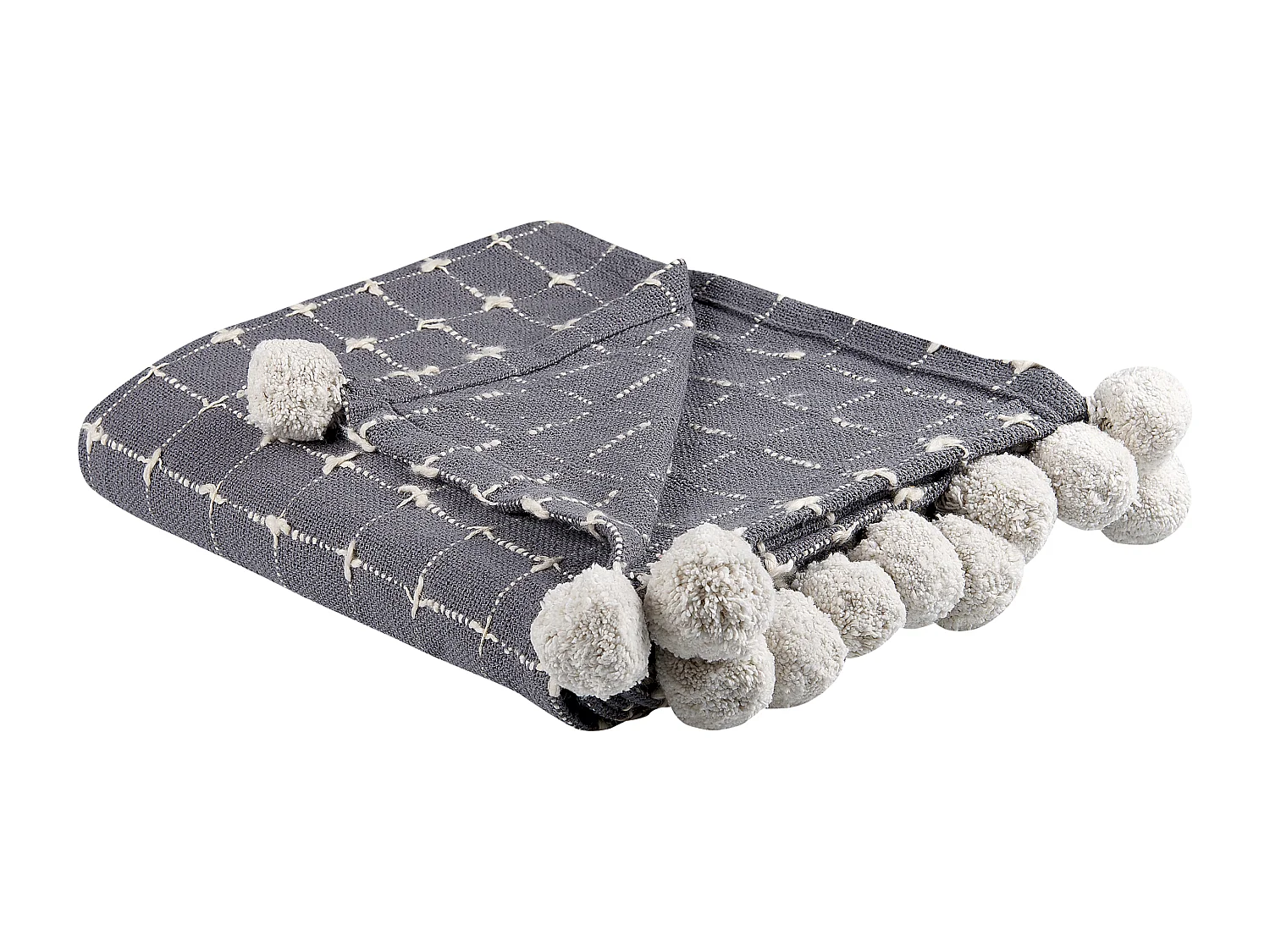 Deken grijs 125 x 150 cm YASAM