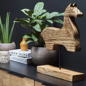 Decoratief accessoire COLIMA Hout Lichtbruin
