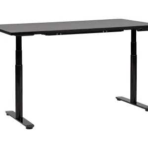 Bureau elektrisch verstelbaar zwart 160 x 72 cm DESTINAS Bureau elektrisch verstelbaar zwart 160 x 72 cm DESTINAS