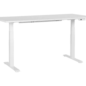 Bureau elektrisch verstelbaar wit 180 x 80v cm DESTINES
