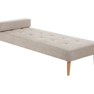 Chaise longue stof beige NIORT Chaise longue stof beige NIORT