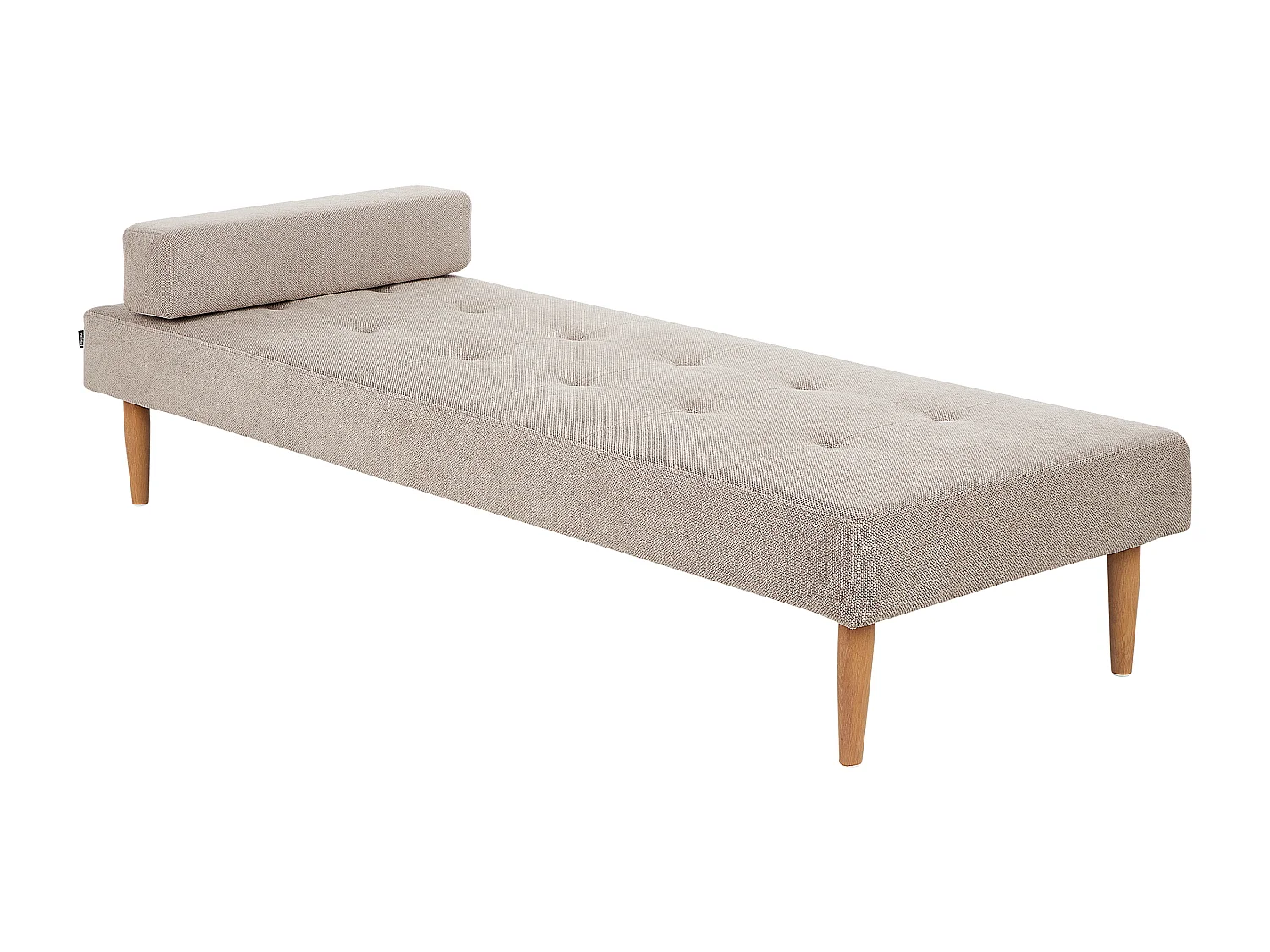 Chaise longue stof beige NIORT