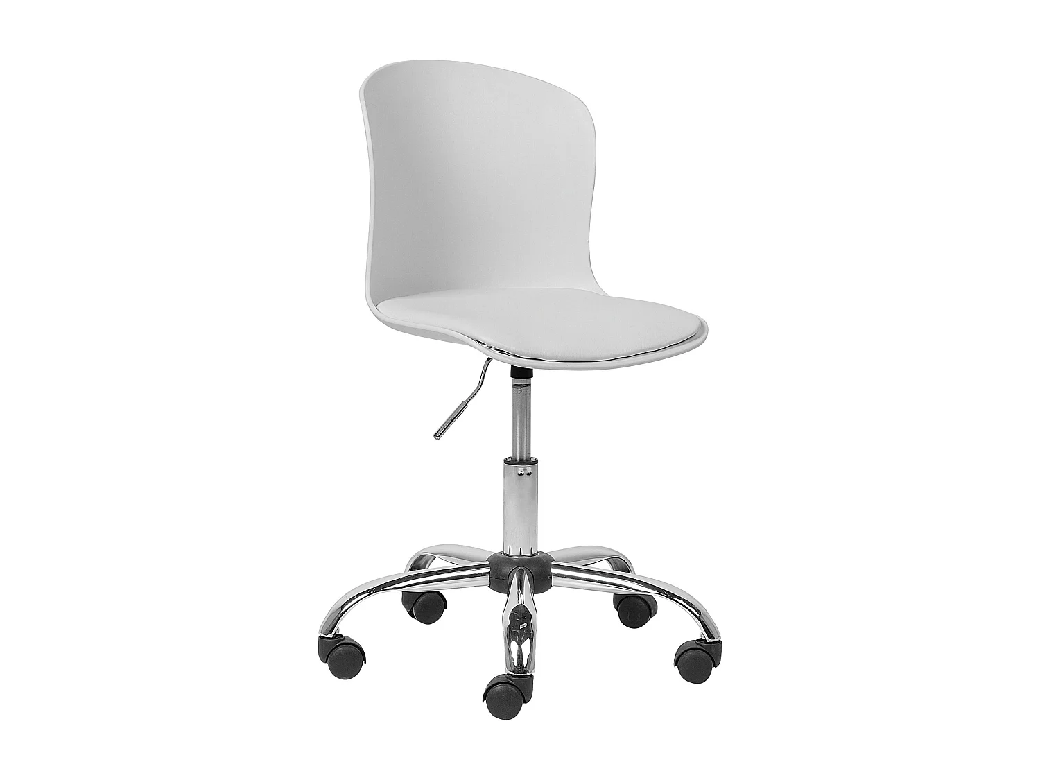 Bureaustoel kunstleer wit VAMO