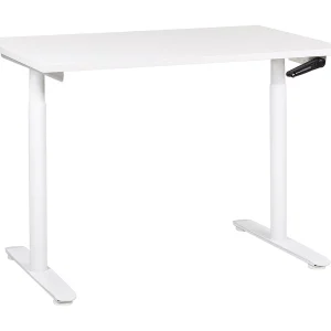 Bureau handmatig verstelbaar wit 120 x 72 cm DESTINAS