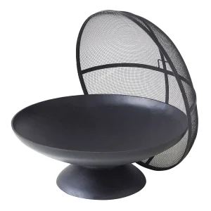 Gietijzeren vuurkorf met bel "Junto" – Ø 58 x 38 cm – Zwart Gietijzeren vuurkorf met bel "Junto" – Ø 58 x 38 cm – Zwart
