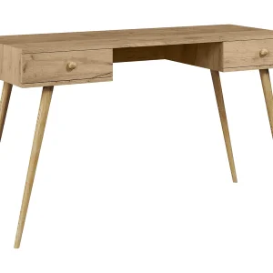 Bureau NATURA 135 cm Eiken Craft Goud met 2 laden