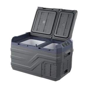 Draagbare Koelkast SucceBuy, 25 L, Autokoelkast voor Outdoor-Avonturen, Dubbele Zone voor Auto en Huis