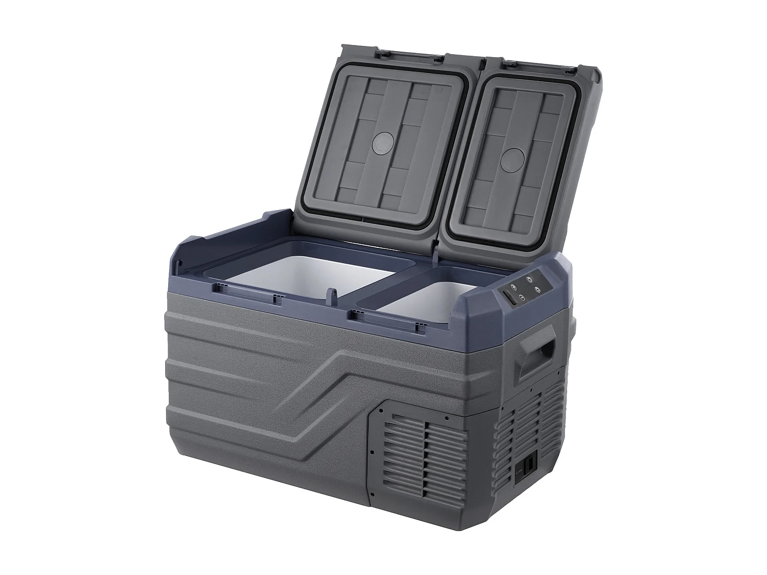 Draagbare Koelkast SucceBuy, 25 L, Autokoelkast voor Outdoor-Avonturen, Dubbele Zone voor Auto en Huis