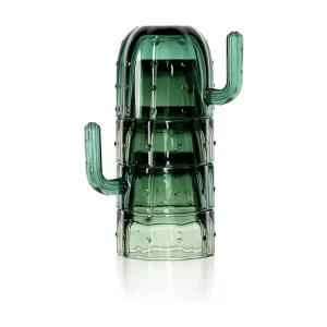 De Stack-a-Cactus Glazen – Groen – Set van 4 De Stack-a-Cactus Glazen – Groen – Set van 4