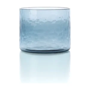 De Azure Gehamerde Lage Tumbler – Blauw De Azure Gehamerde Lage Tumbler – Blauw