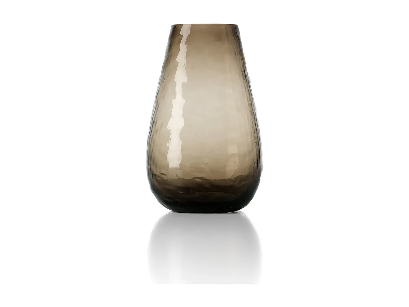De Organic Shape Vaas - Bruin - M