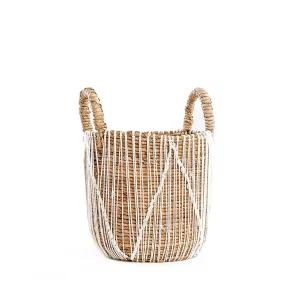 De Rechtgestikte Macramé Mand – S De Rechtgestikte Macramé Mand – S