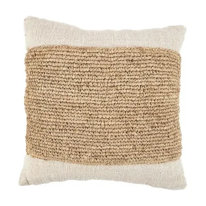 De Raffia Stamp Kussenhoes – Naturel De Raffia Stamp Kussenhoes – Naturel