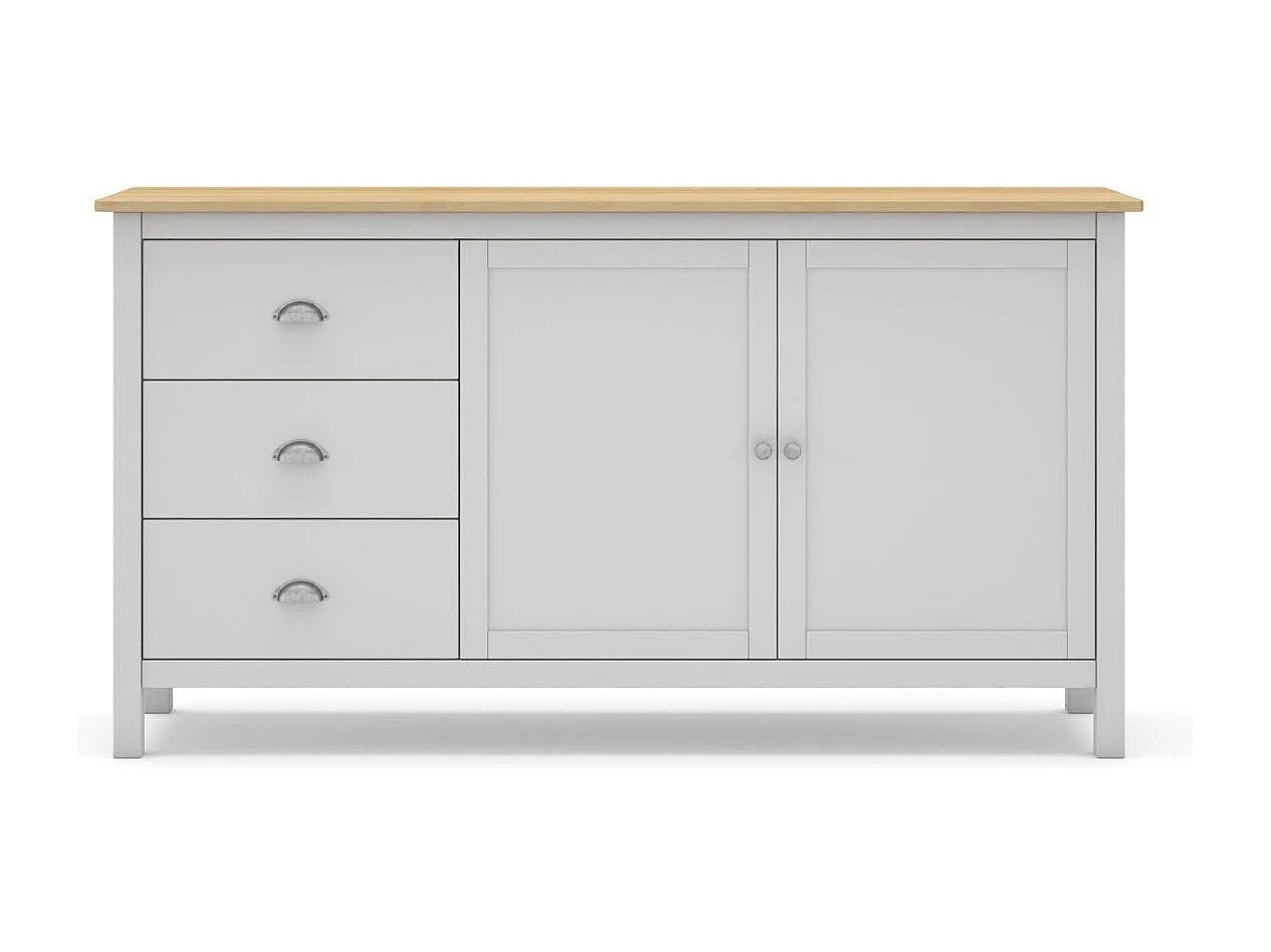 Buffetkast 2 Deuren en 3 Laden L150 cm - Misti
