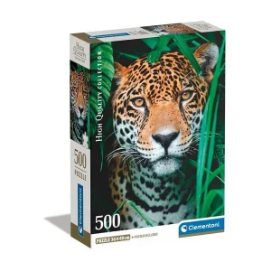 Clementoni Puzzel 500 stukjes Jaguar in de jungle – Multicolor, horizontaal formaat 49×36 cm, vanaf 10 jaar Clementoni Puzzel 500 stukjes Jaguar in de jungle – Multicolor, horizontaal formaat 49×36 cm, vanaf 10 jaar