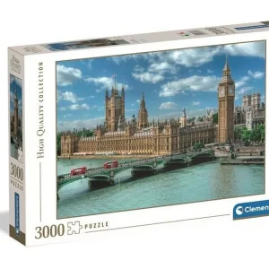 Clementoni Puzzel 3000 stukjes – Houses of Parliament, meerkleurige afbeelding, 119×85 cm, precieze snede, horizontaal formaat Clementoni Puzzel 3000 stukjes – Houses of Parliament, meerkleurige afbeelding, 119×85 cm, precieze snede, horizontaal formaat
