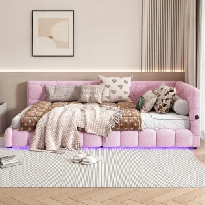 Design opklapbed 90×200 cm – met verstelbare LED’s en USB/Type-C – Dag/nacht functie (zonder matras) Design opklapbed 90×200 cm – met verstelbare LED’s en USB/Type-C – Dag/nacht functie (zonder matras)