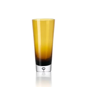 De Sunset Glow Vaas – Bruin Goud – L