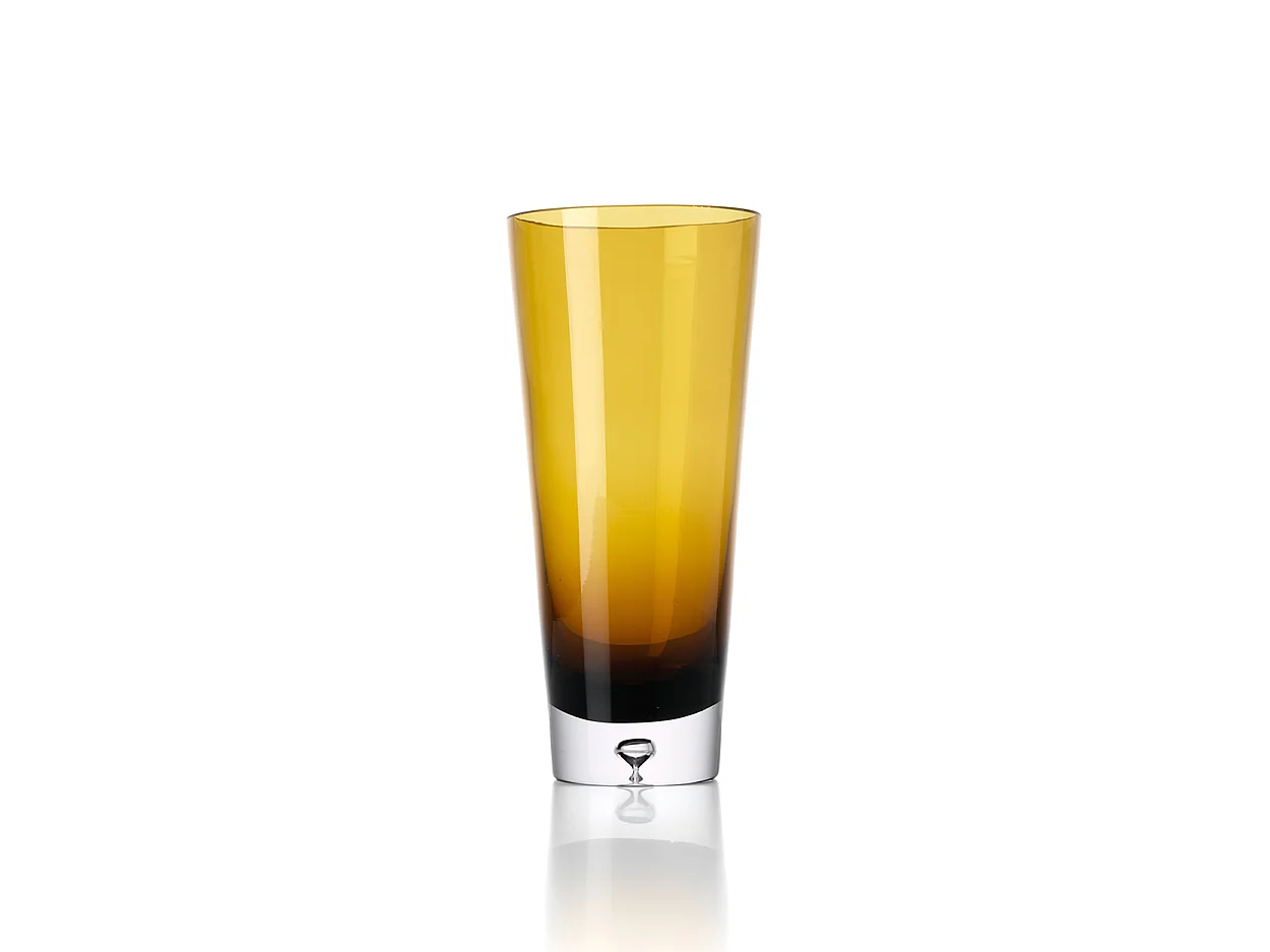 De Sunset Glow Vaas - Bruin Goud - L