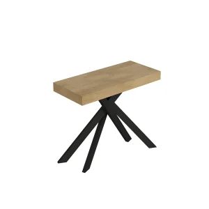 Console extensible 90×40/300 cm Saki Premium chêne nature pieds anthracite Console extensible 90×40/300 cm Saki Premium chêne nature pieds anthracite