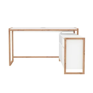 Bureau 4 vakken, 1 deur en 1 lade L139 cm – DENVER