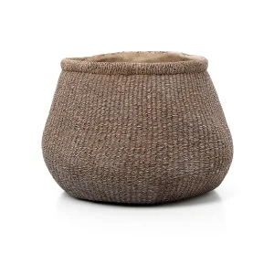 De Faux-Puff Plantenbak – Bruin – XL De Faux-Puff Plantenbak – Bruin – XL