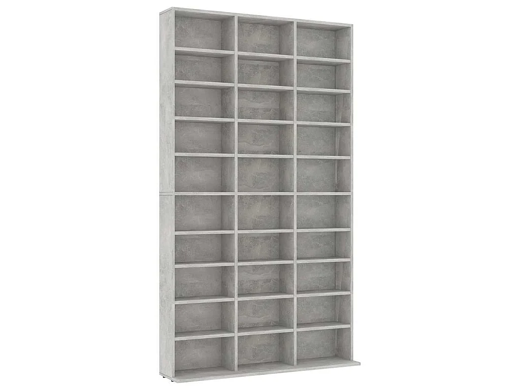 Cd-kast 102x16x177,5 cm bewerkt hout betongrijs