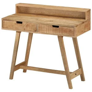 Bureau 100x45x90 cm massief ruw mangohout Bureau 100x45x90 cm massief ruw mangohout