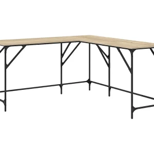 Bureau 149x149x75 cm bewerkt hout sonoma eikenkleurig Bureau 149x149x75 cm bewerkt hout sonoma eikenkleurig