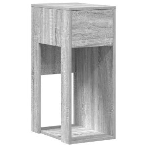 Computertorenstandaard met lade 30x44x74 cm grijs sonoma eiken Computertorenstandaard met lade 30x44x74 cm grijs sonoma eiken