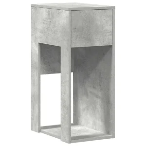 Computertorenstandaard met lade 30x44x74 cm betongrijs Computertorenstandaard met lade 30x44x74 cm betongrijs