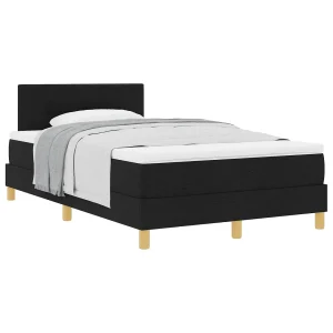 Boxspringbed met matras met matras Zwart 120 x 190 cm Stof Boxspringbed met matras met matras Zwart 120 x 190 cm Stof
