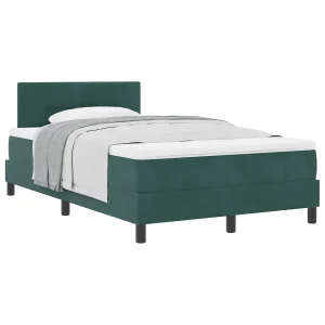 Boxspringbed met Matras Donkergroen 120 x 190 cm Stof Boxspringbed met Matras Donkergroen 120 x 190 cm Stof