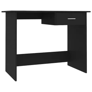 Bureau 100x50x76 cm bewerkt hout wit Bureau 100x50x76 cm bewerkt hout wit