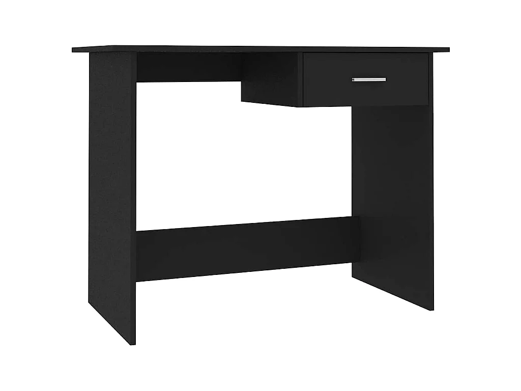 Bureau 100x50x76 cm bewerkt hout wit